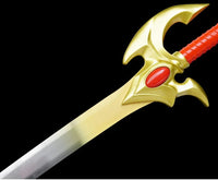 Solo Leveling Cha Hae-in Cosplay Gold Color Anime Sword