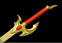 Solo Leveling Cha Hae-in Cosplay Gold Color Anime Sword