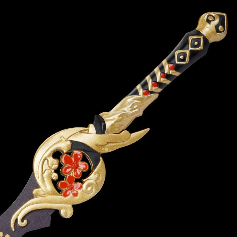 Solo Leveling Stainless Steel Cosplay Plum Blossom Pattern Anime Sword