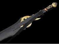 Solo Leveling Stainless Steel Cosplay Plum Blossom Pattern Anime Sword