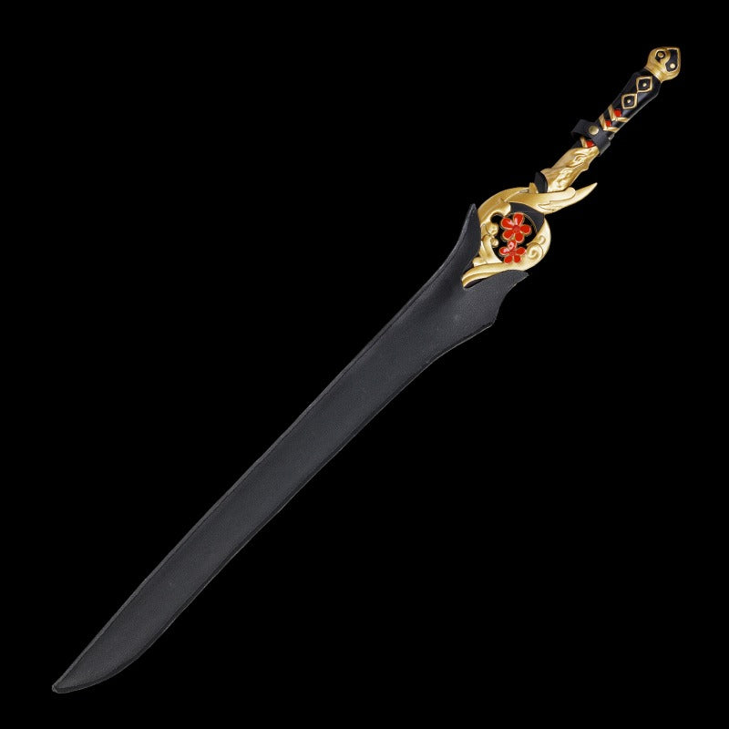 Solo Leveling Stainless Steel Cosplay Plum Blossom Pattern Anime Sword