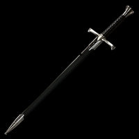 Medieval Sword Stainless Steel Black