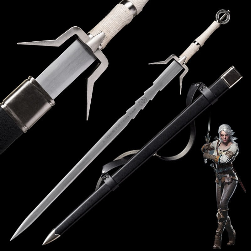 The Witcher Wild Hunt Stainless Steel Ciri's Medieval Sword