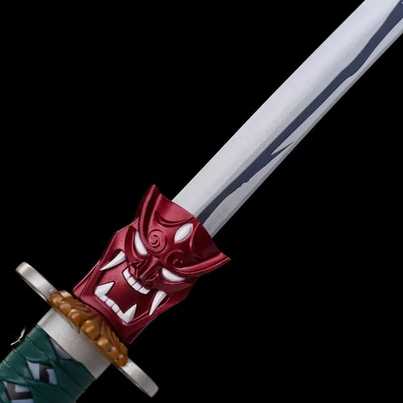 Valorant Carbon Steel Game Sword Katana Green Devil Series