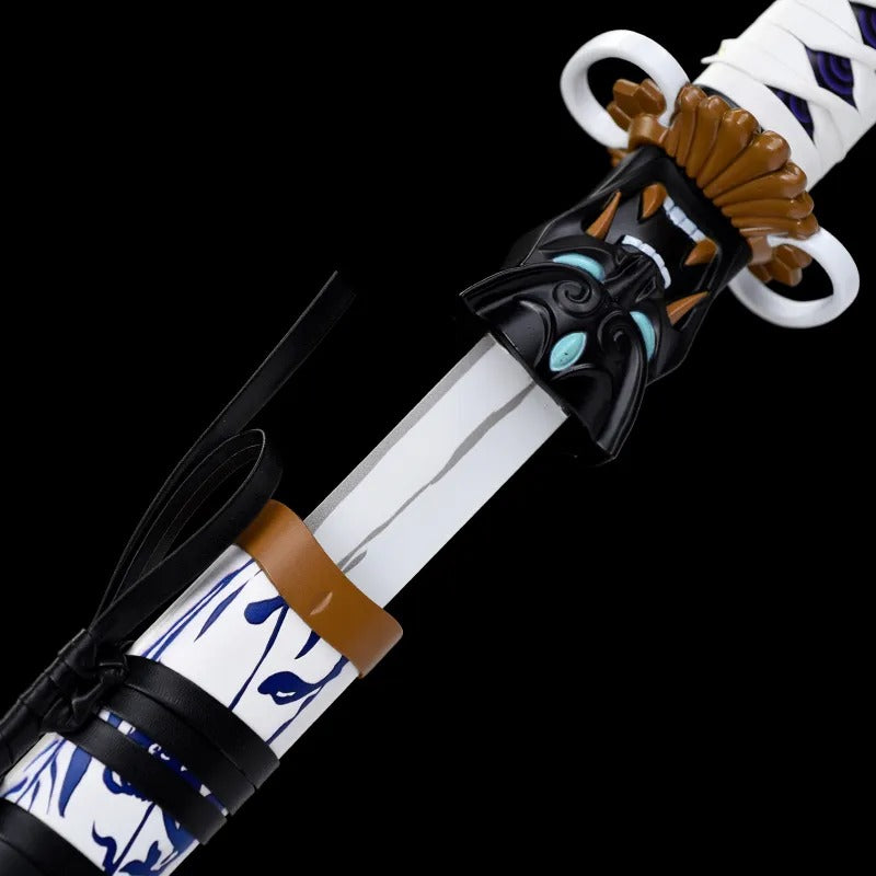 Valorant Carbon Steel Game Sword Katana White Blade