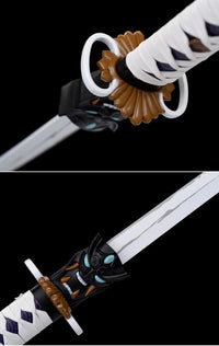 Valorant Carbon Steel Game Sword Katana White Blade