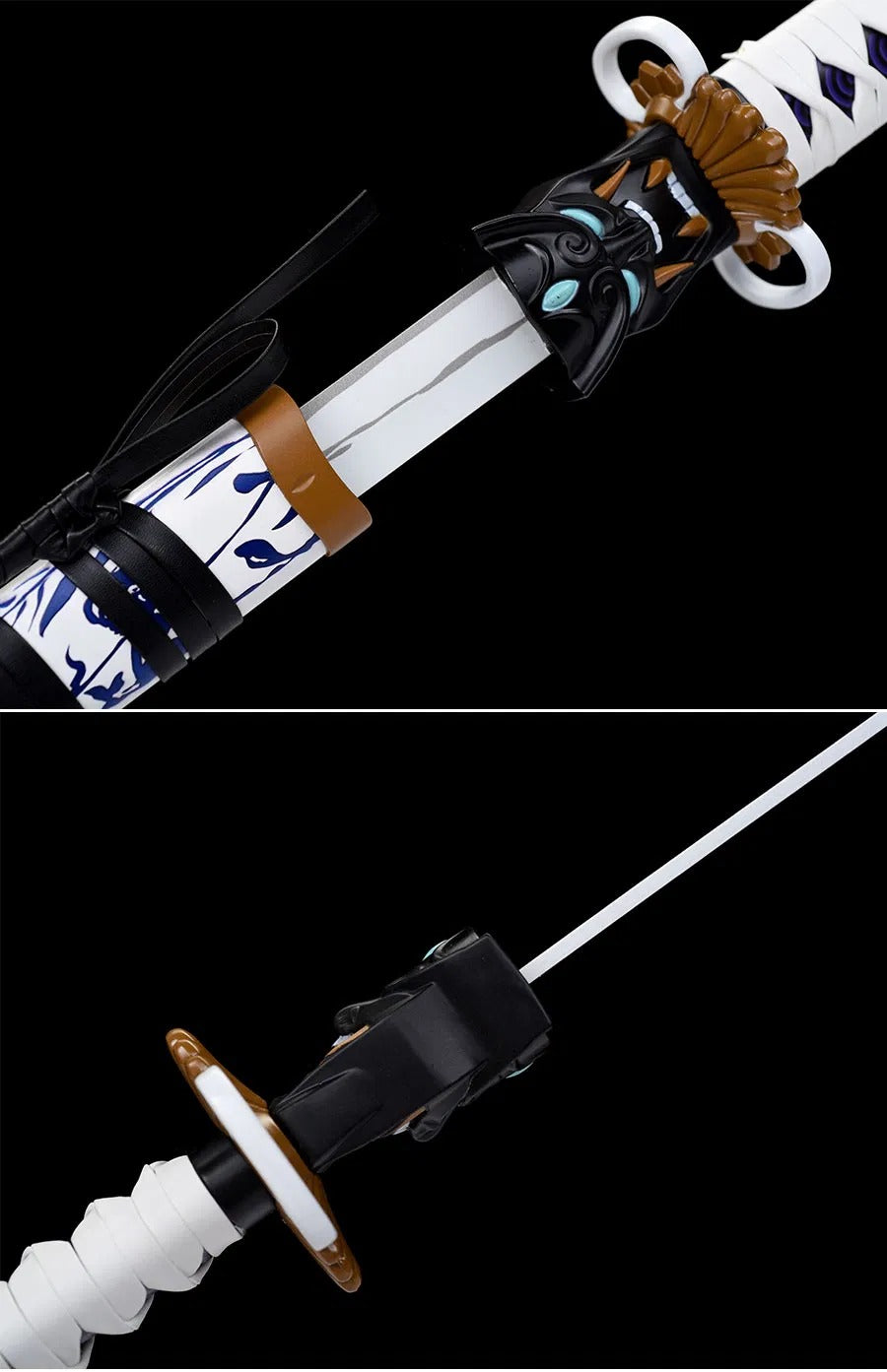 Valorant Carbon Steel Game Sword Katana White Blade