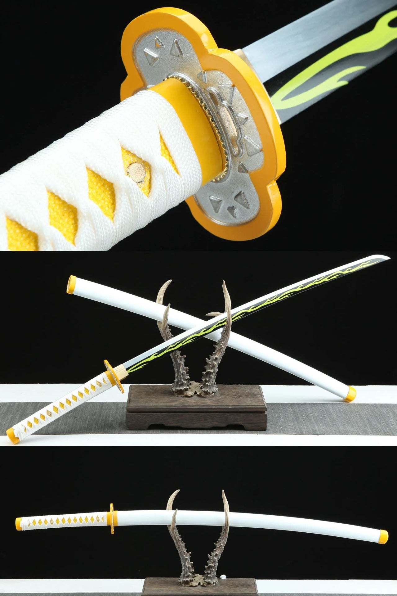 Demon Slayer Sword Zenitsu Agatsuma Katana | Anime Cosplay Replica